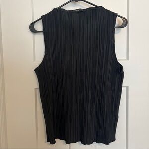 Anine Bing Black Billie Sleeveless Top size medium